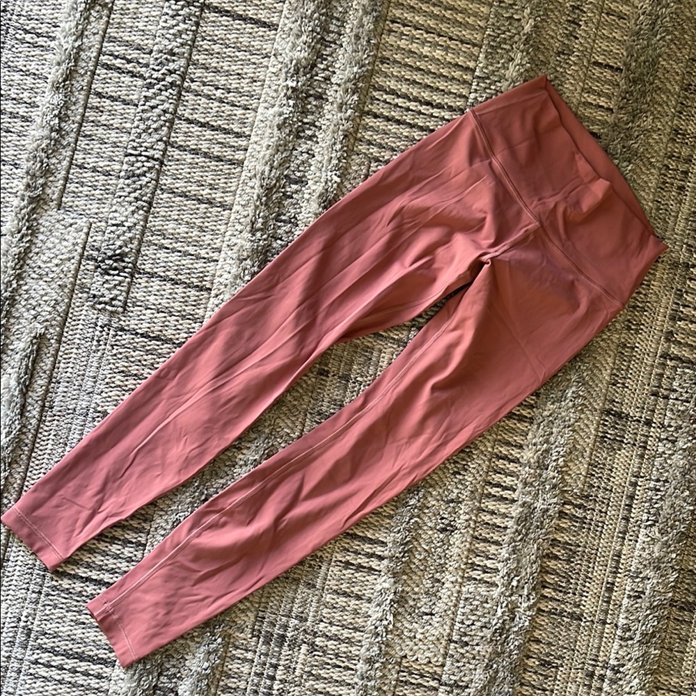Pink High-Waisted Leggings